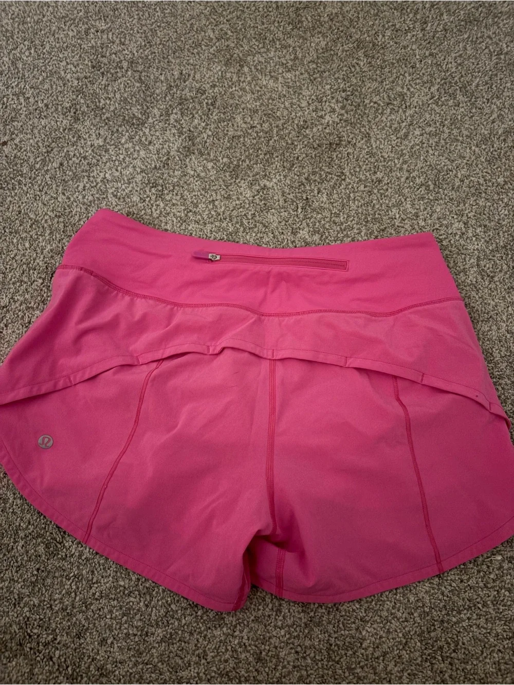 lululemon athletica Hot Pink Athletic Skort with Built-in Shorts
